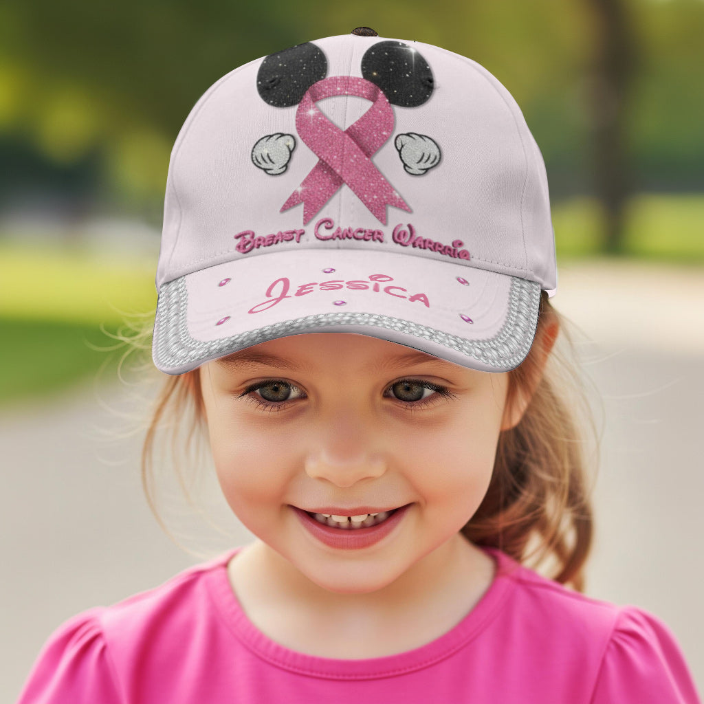 Personalized Breast Cancer Awareness Cap Custom Name Gift Classic Cap GradoCreations