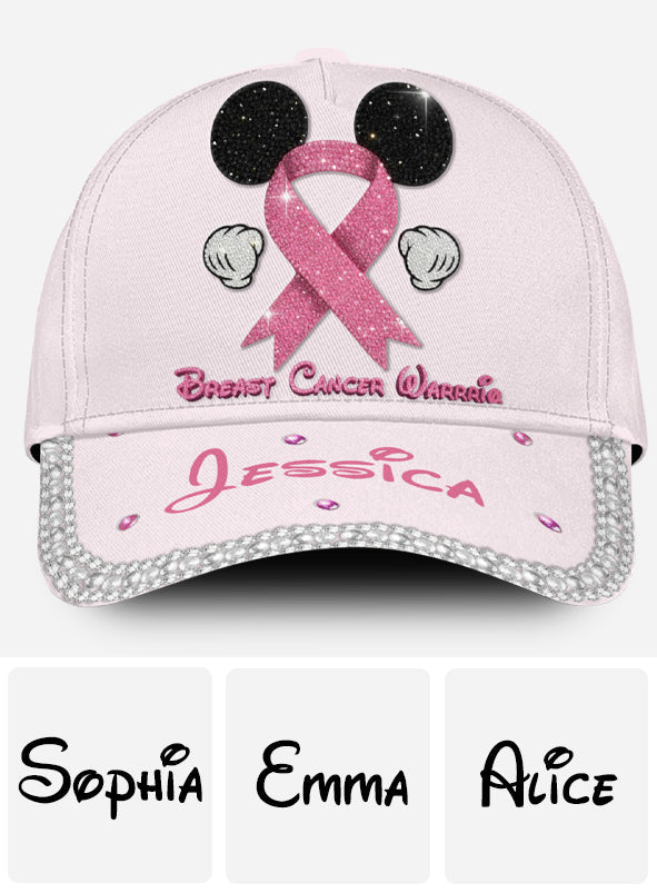 Personalized Breast Cancer Awareness Cap Custom Name Gift Classic Cap GradoCreations