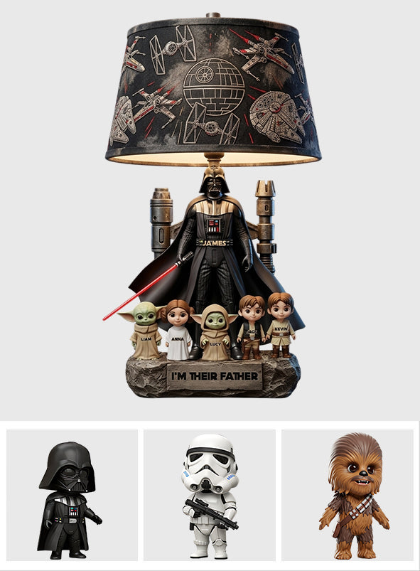 Personalized Acrylic LED Night Light for Dad - Best Dad in the Galaxy Gift Acrylic LED Night Light GradoCreations