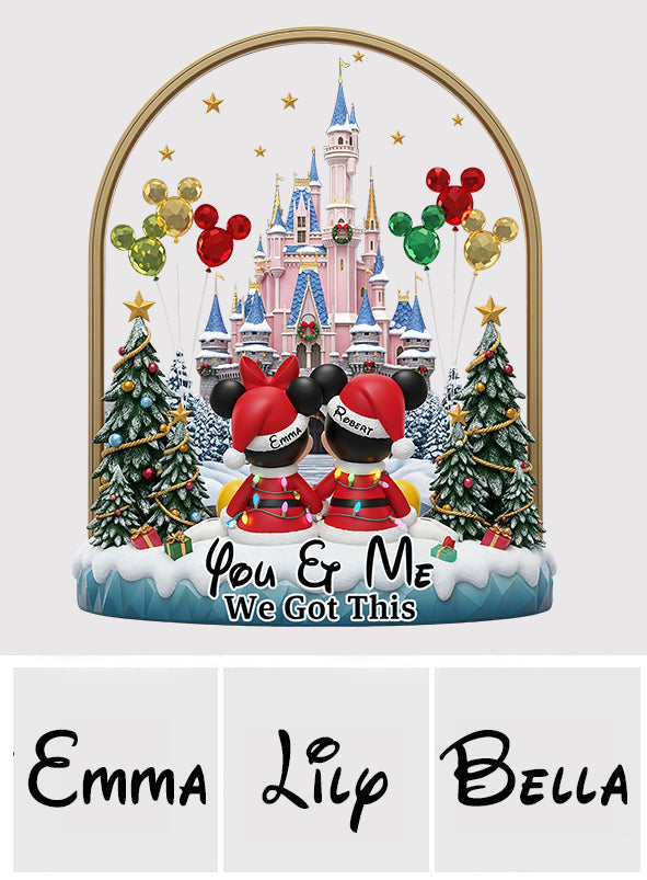 Personalized Mouse Acrylic Plaque Custom Name Gift for Couples Custom Shaped Acrylic Plaque GradoCreations
