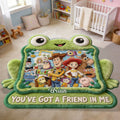 Personalized Kids Non-Slip Tufted Rug with Friends Design | Custom Name Gift Non-Slip Tufted Rug GradoCreations