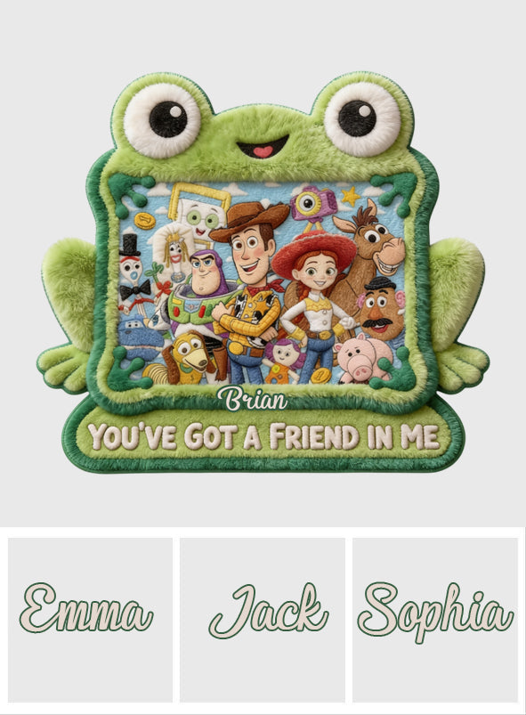 Personalized Kids Non-Slip Tufted Rug with Friends Design | Custom Name Gift Non-Slip Tufted Rug GradoCreations