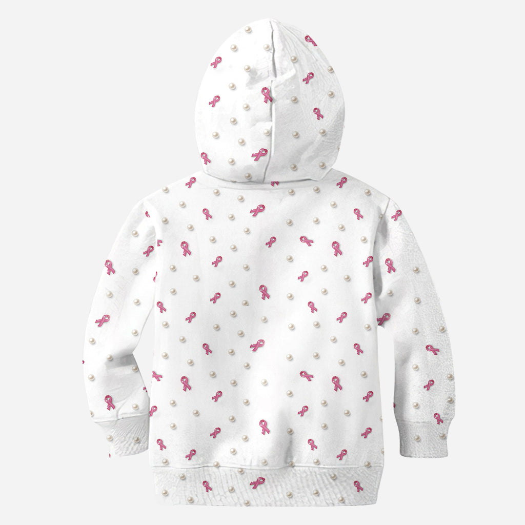 Personalized Breast Cancer Awareness Shirt with Cartoon Mouse for Women All Over Shirt GradoCreations
