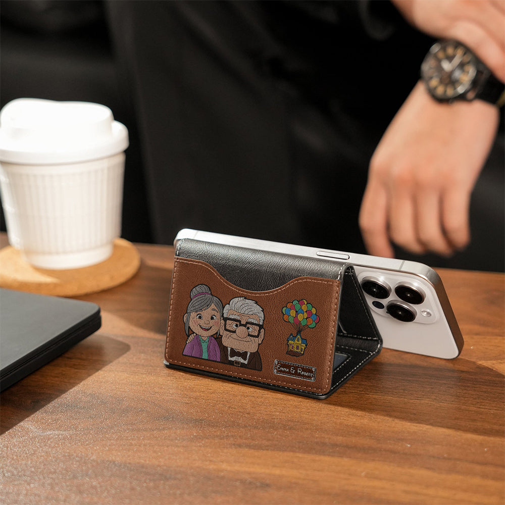 Personalized Magsafe Wallet Custom Name Gift for Couples Magsafe Wallet GradoCreations