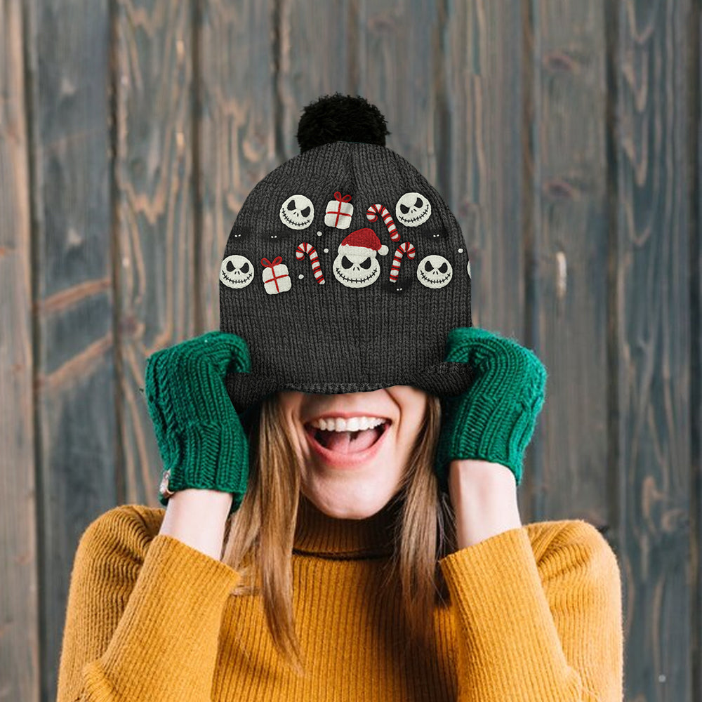 Personalized Nightmare Beanie Hat Custom Name Gift for Kids Beanie Hat GradoCreations