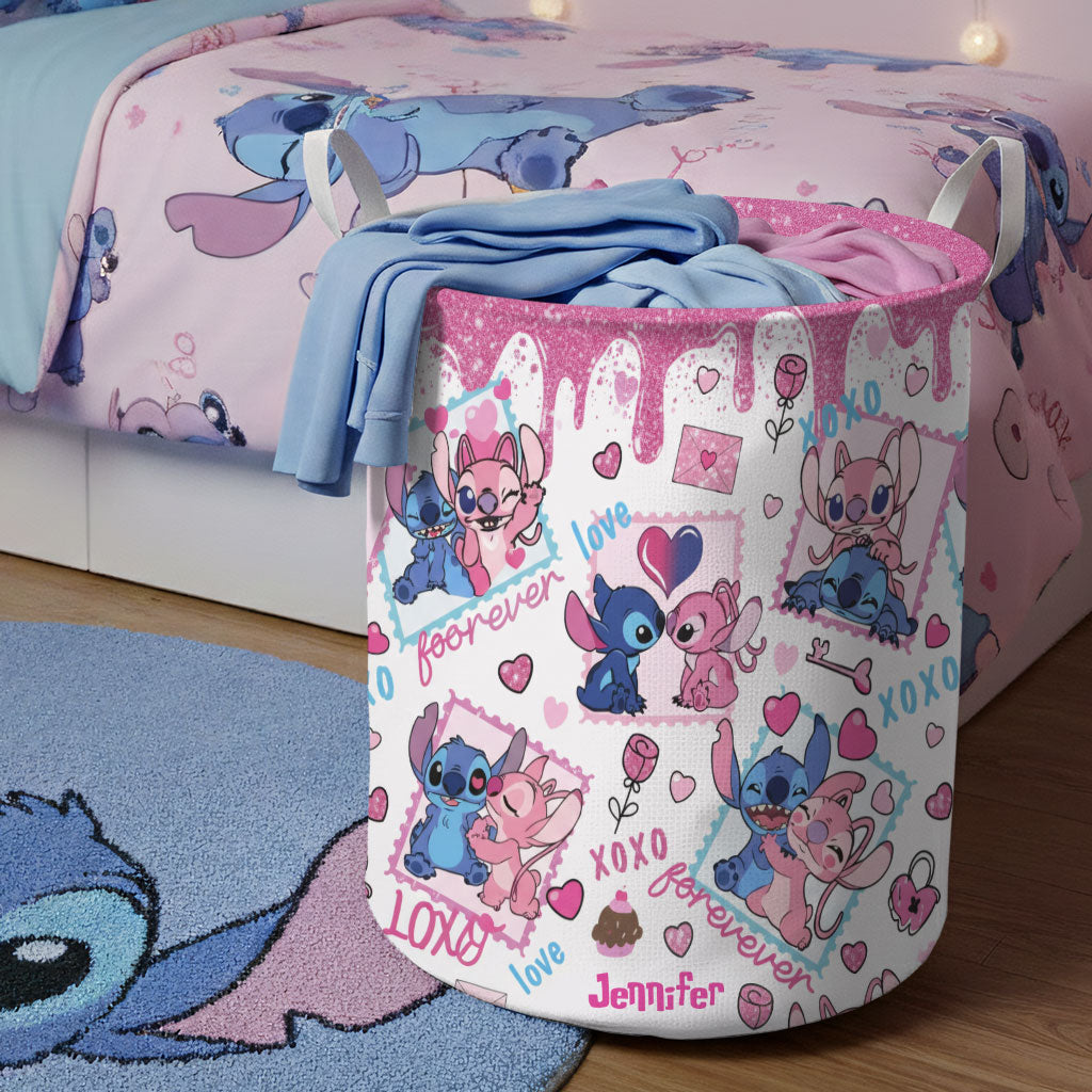 Personalized Ohana Storage Basket Custom Name Laundry Organizer Laundry Basket GradoCreations