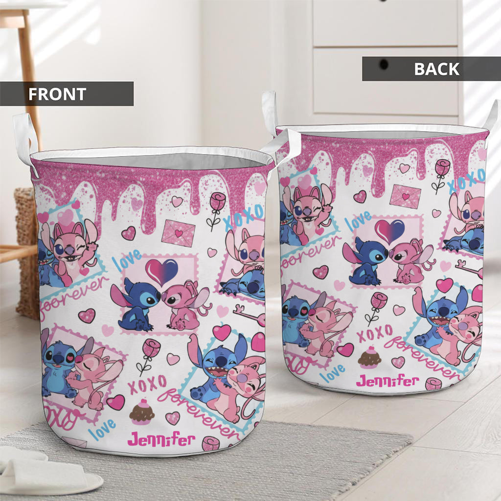 Personalized Ohana Storage Basket Custom Name Laundry Organizer Laundry Basket GradoCreations
