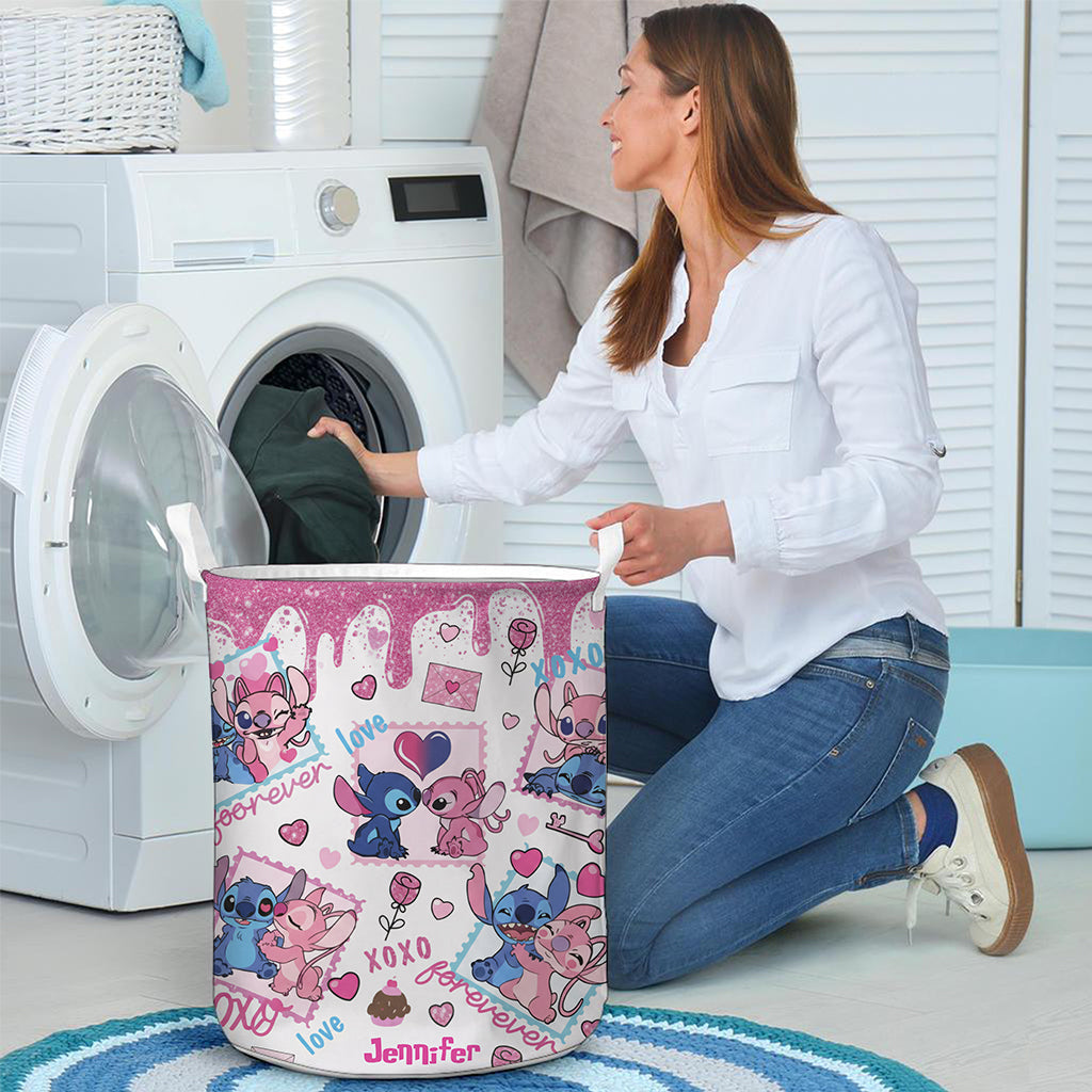 Personalized Ohana Storage Basket Custom Name Laundry Organizer Laundry Basket GradoCreations