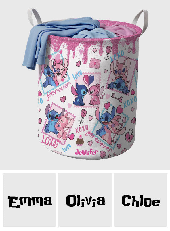 Personalized Ohana Storage Basket Custom Name Laundry Organizer Laundry Basket GradoCreations