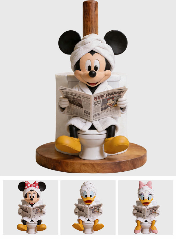 Personalized Cartoon Mouse Paper Towel Stand Gift for Kitchen Paper Towel Stand GradoCreations
