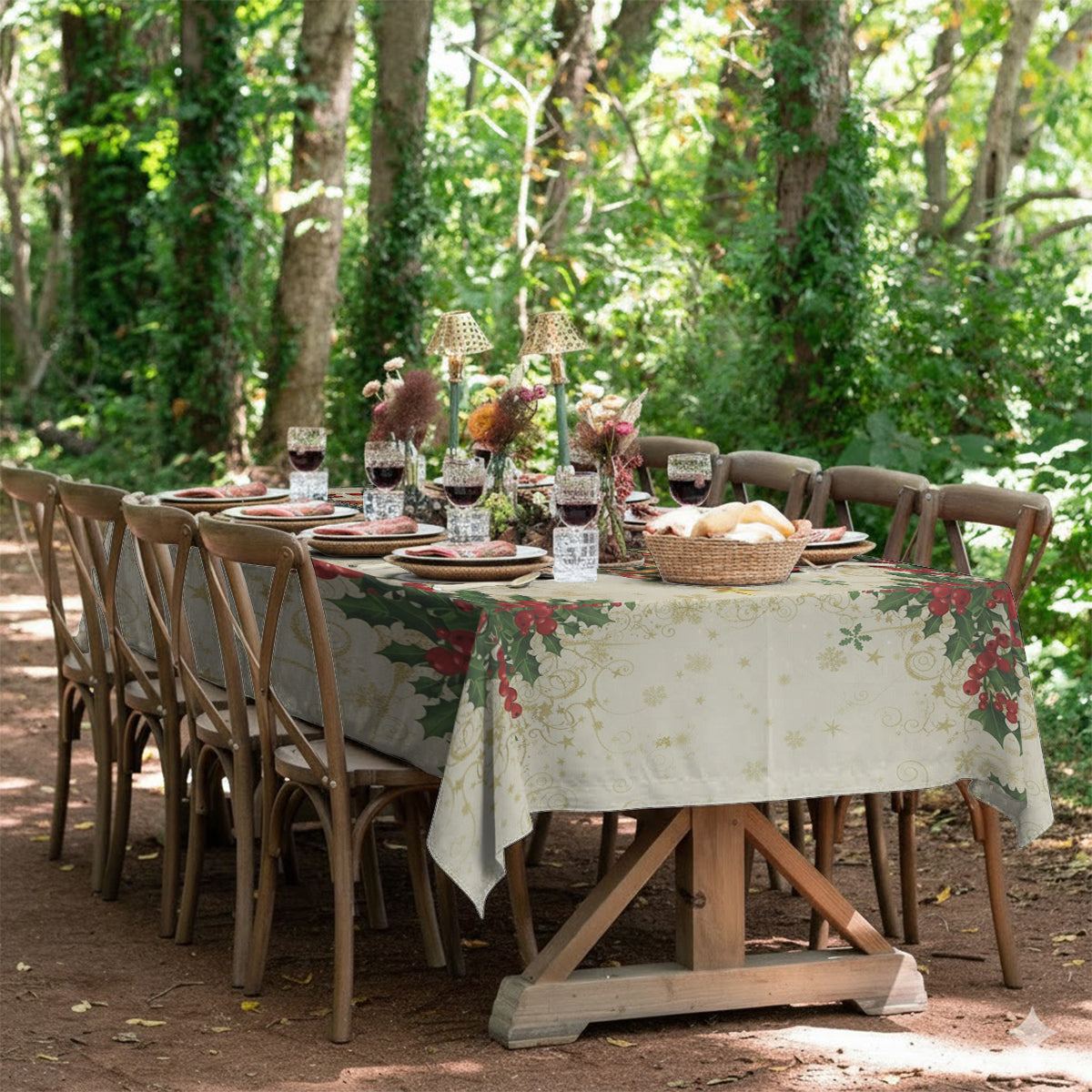 Personalized Mouse Tablecloth Cover for Family Gatherings Table Cloth Cover GradoCreations