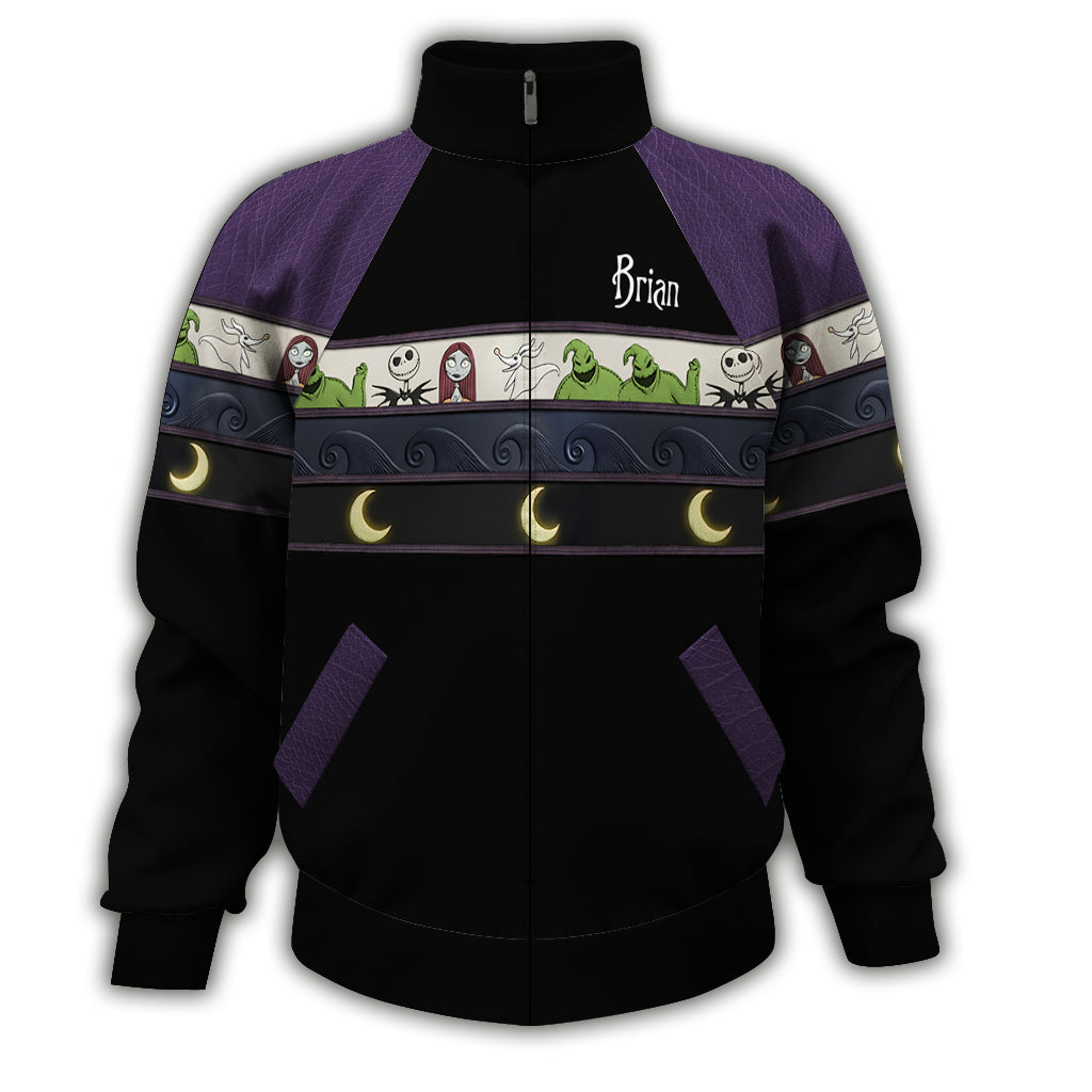 Personalized Nightmare Zip Jacket Custom Name Gift for Fans Zip Jacket GradoCreations