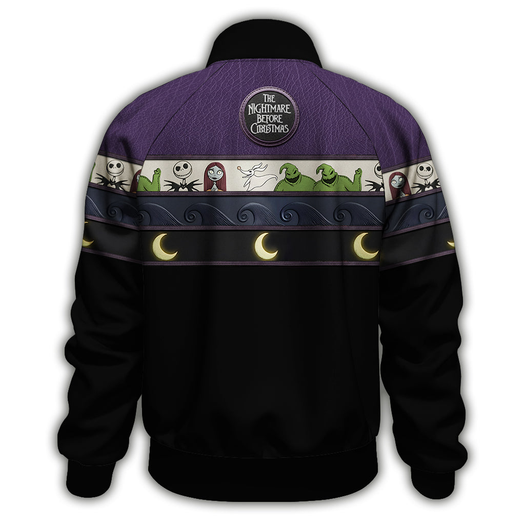 Personalized Nightmare Zip Jacket Custom Name Gift for Fans Zip Jacket GradoCreations