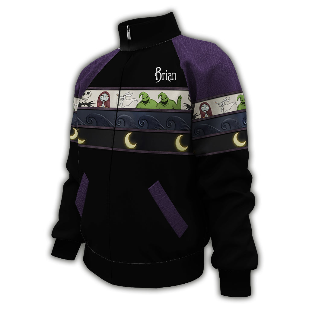 Personalized Nightmare Zip Jacket Custom Name Gift for Fans Zip Jacket GradoCreations