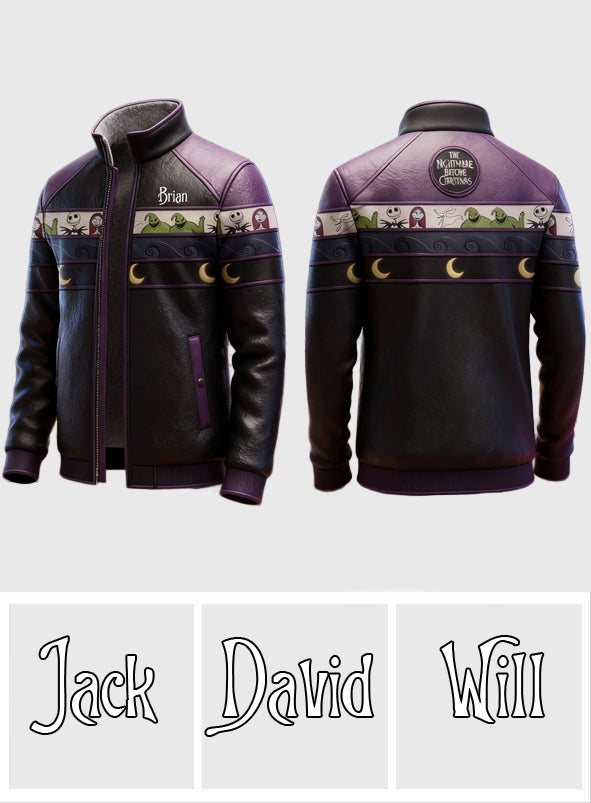 Personalized Nightmare Zip Jacket Custom Name Gift for Fans Zip Jacket GradoCreations