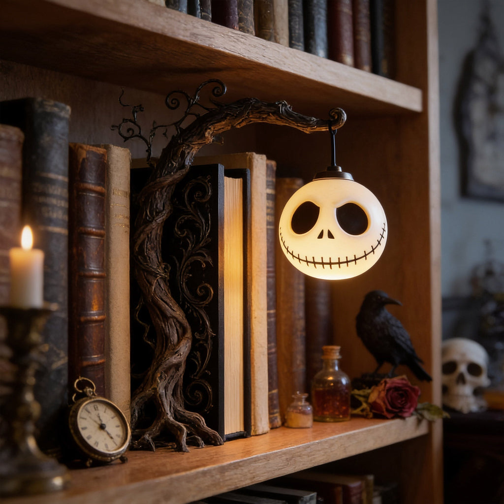 Personalized 3D Nightmare Bookshelf Lamp Custom Decor Gift Bookshelf Lamp GradoCreations