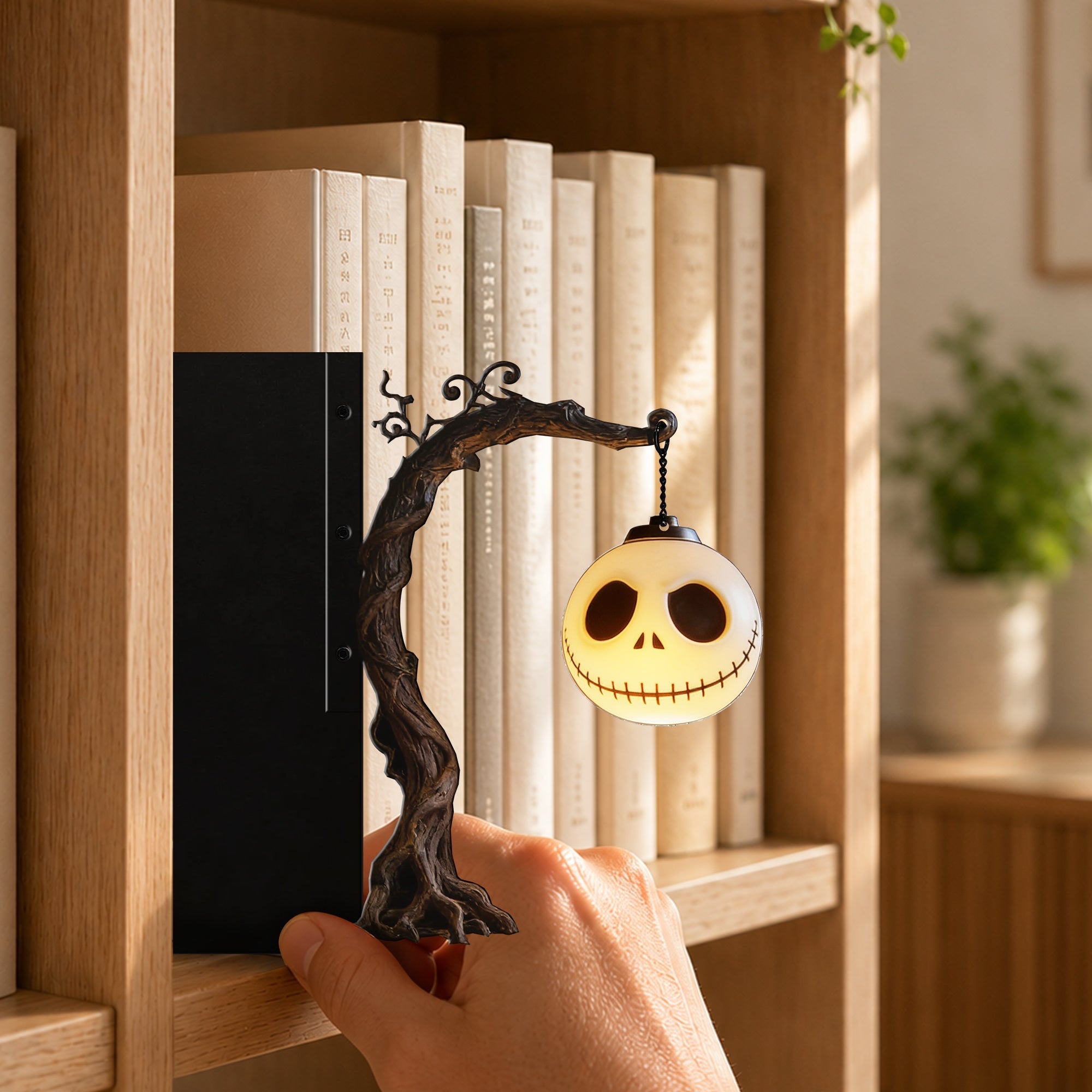 Personalized 3D Nightmare Bookshelf Lamp Custom Decor Gift Bookshelf Lamp GradoCreations