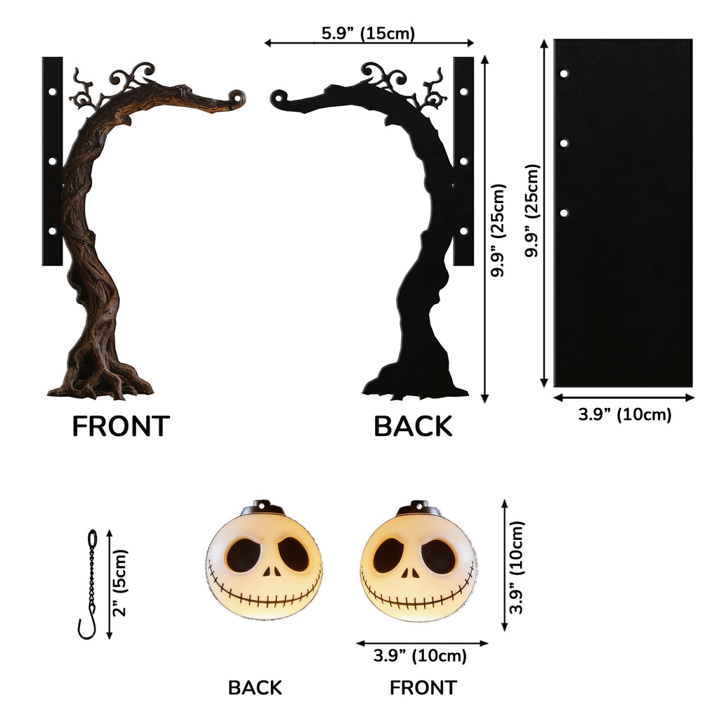 Personalized 3D Nightmare Bookshelf Lamp Custom Decor Gift Bookshelf Lamp GradoCreations