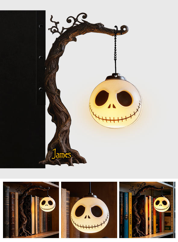 Personalized 3D Nightmare Bookshelf Lamp Custom Decor Gift Bookshelf Lamp GradoCreations