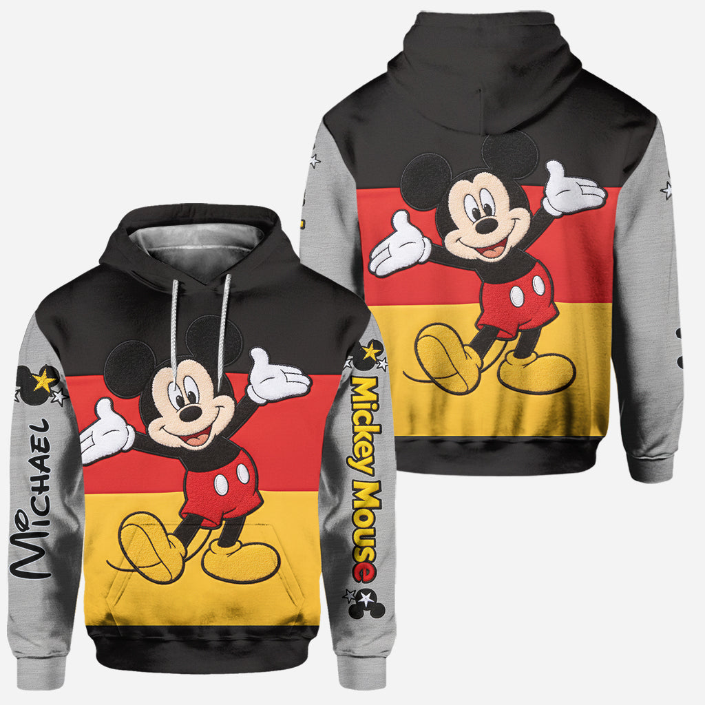 Personalized Mickey and Minnie Mouse Hoodie & Leggings Set for Couples Hoodie & Leggings GradoCreations