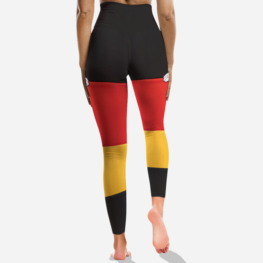 Personalized Mickey and Minnie Mouse Hoodie & Leggings Set for Couples Hoodie & Leggings GradoCreations
