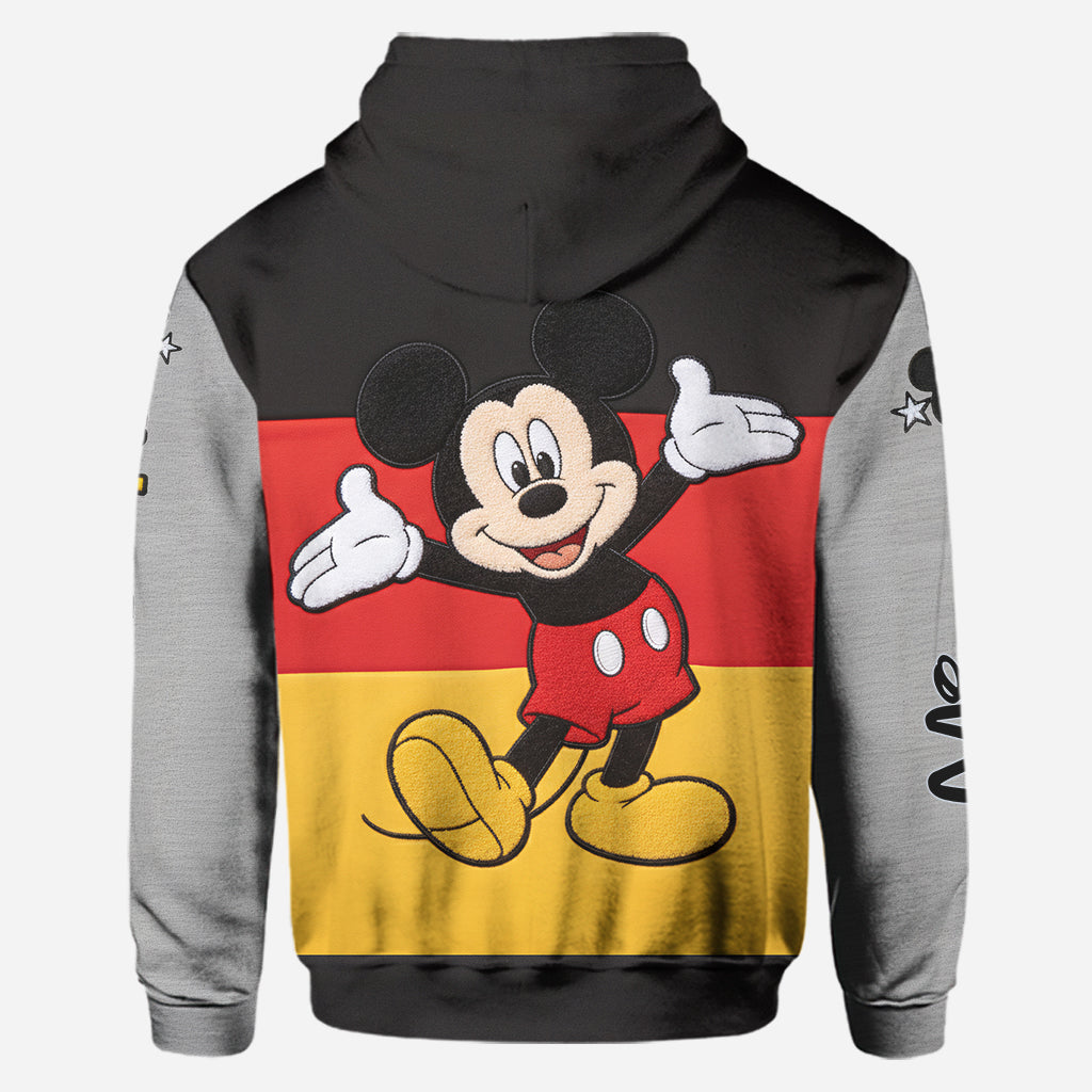 Personalized Mickey and Minnie Mouse Hoodie & Leggings Set for Couples Hoodie & Leggings GradoCreations