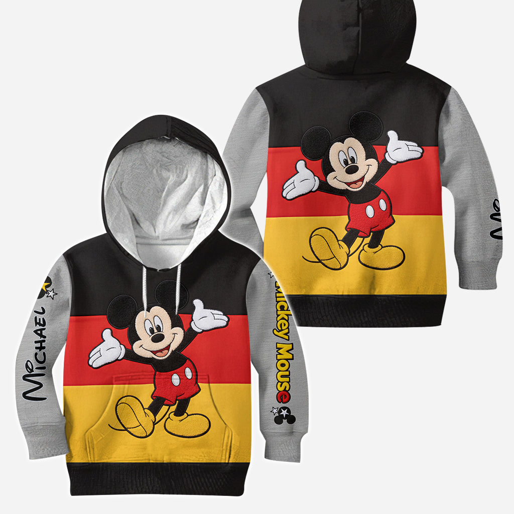 Personalized Mickey and Minnie Mouse Hoodie & Leggings Set for Couples Hoodie & Leggings GradoCreations