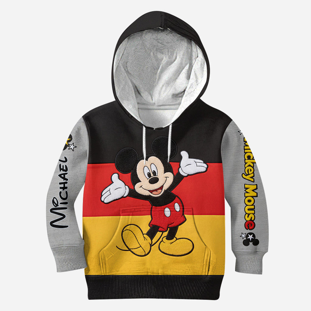 Personalized Mickey and Minnie Mouse Hoodie & Leggings Set for Couples Hoodie & Leggings GradoCreations