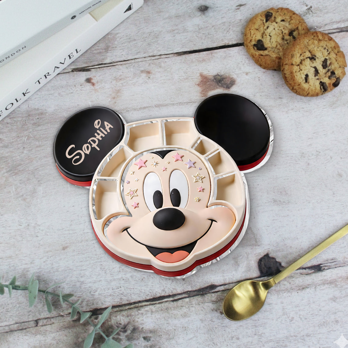 Personalized Mickey Mouse Catch-All Tray for Kids Gift Catch-All Tray GradoCreations