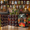 Personalized Star Wars Advent Calendar with Ornaments for Kids Folded Advent Calendar With Ornaments GradoCreations