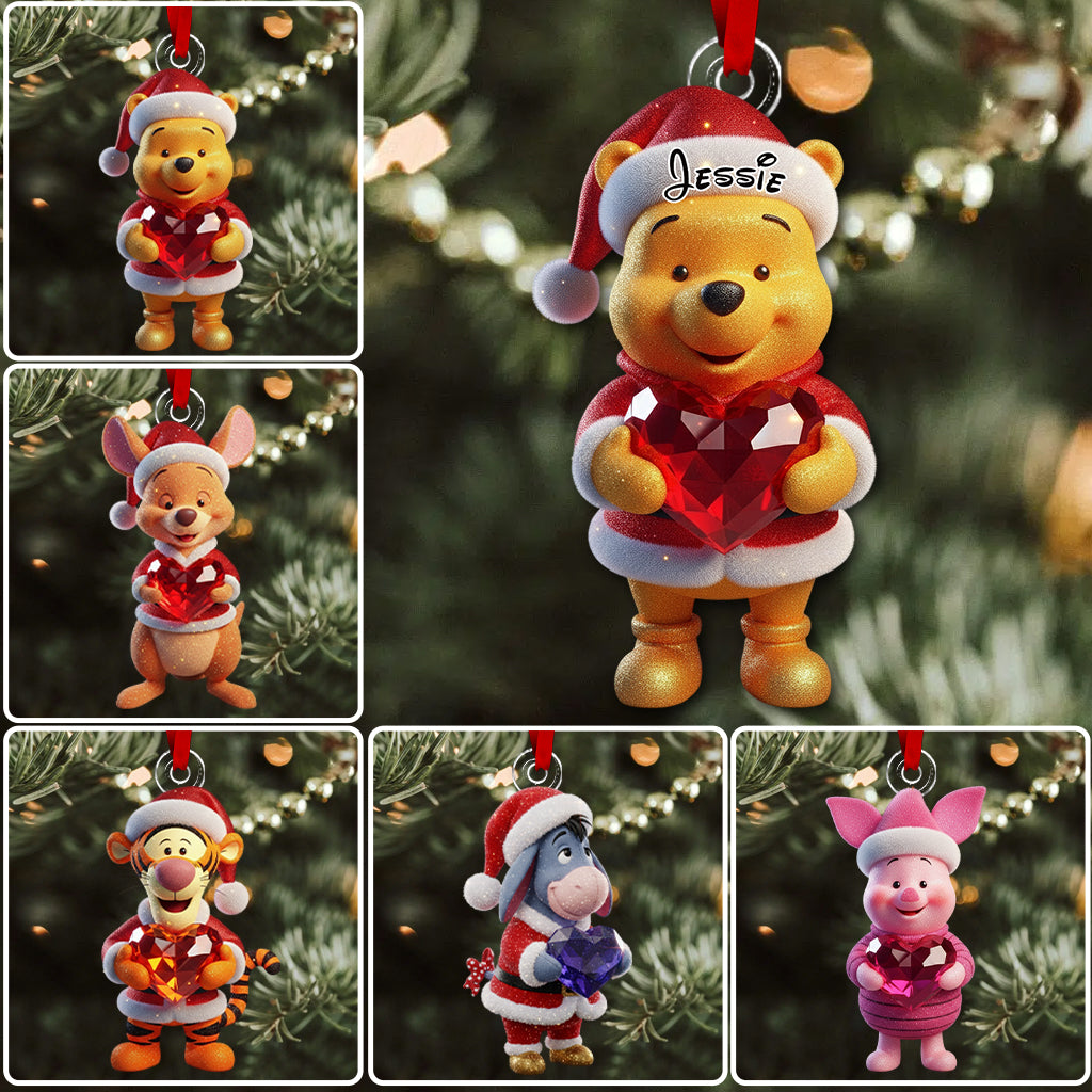 Personalized Disney Mouse Ornament Custom Name Holiday Gift Ornament GradoCreations