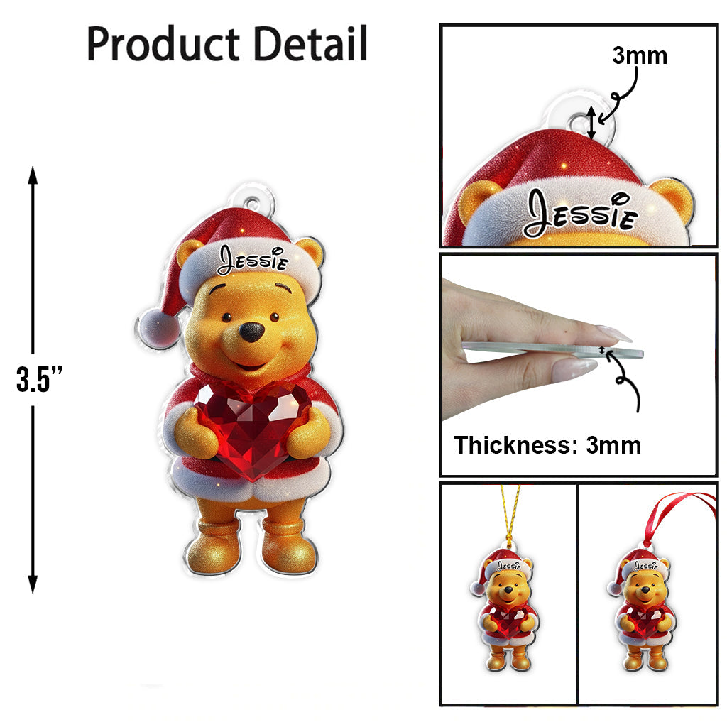 Personalized Disney Mouse Ornament Custom Name Holiday Gift Ornament GradoCreations
