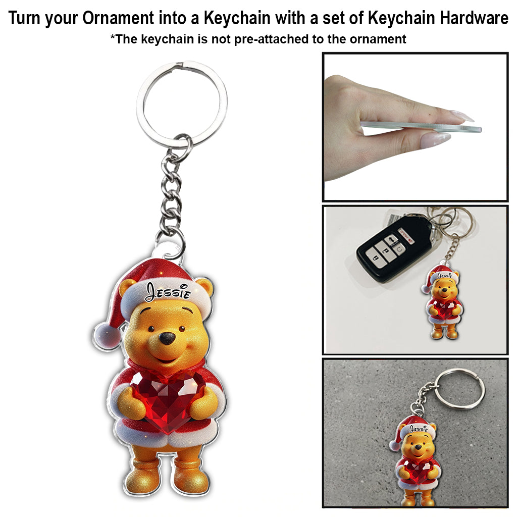 Personalized Disney Mouse Ornament Custom Name Holiday Gift Ornament GradoCreations