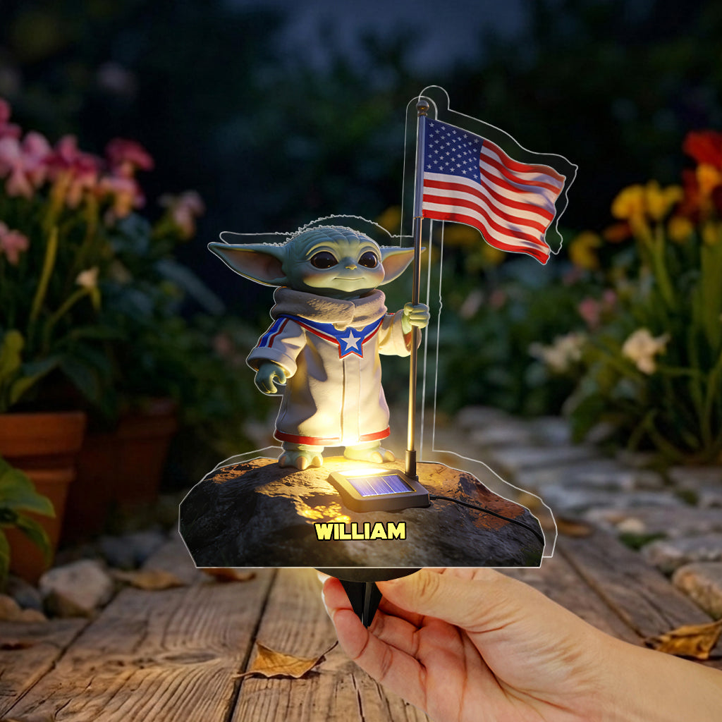 Personalized Solar Acrylic Light Custom Shape for Garden Decor Solar Acrylic Light GradoCreations