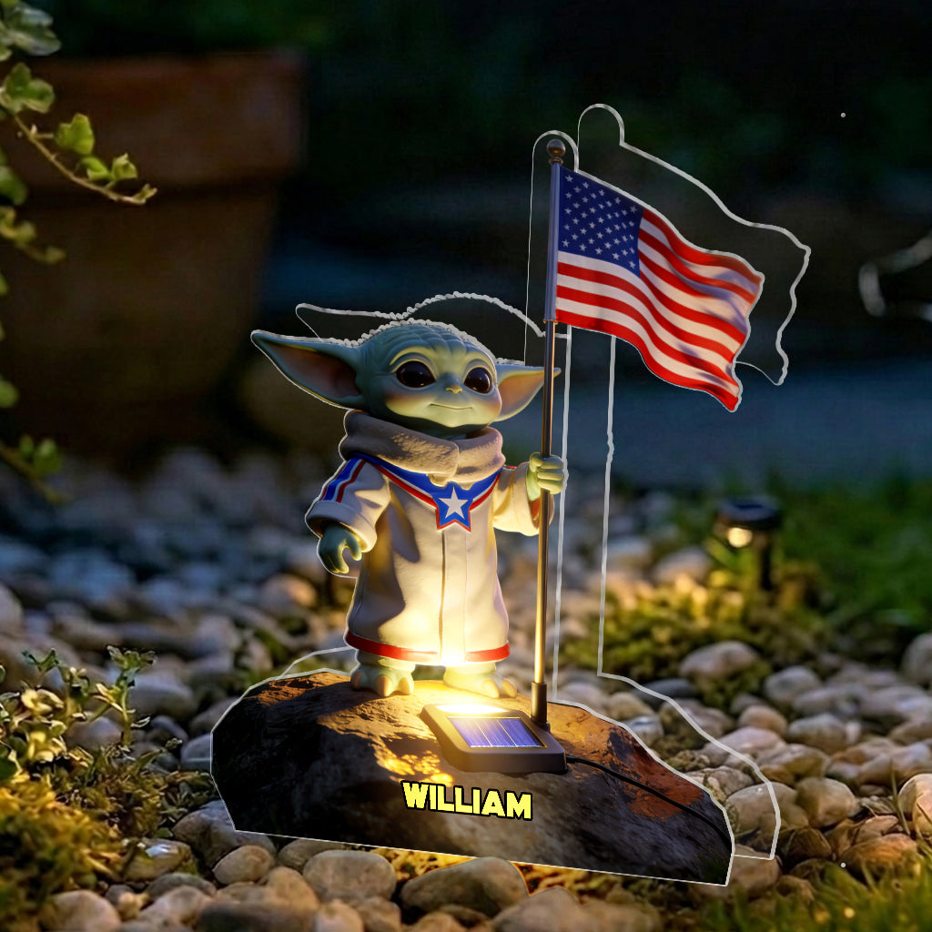Personalized Solar Acrylic Light Custom Shape for Garden Decor Solar Acrylic Light GradoCreations
