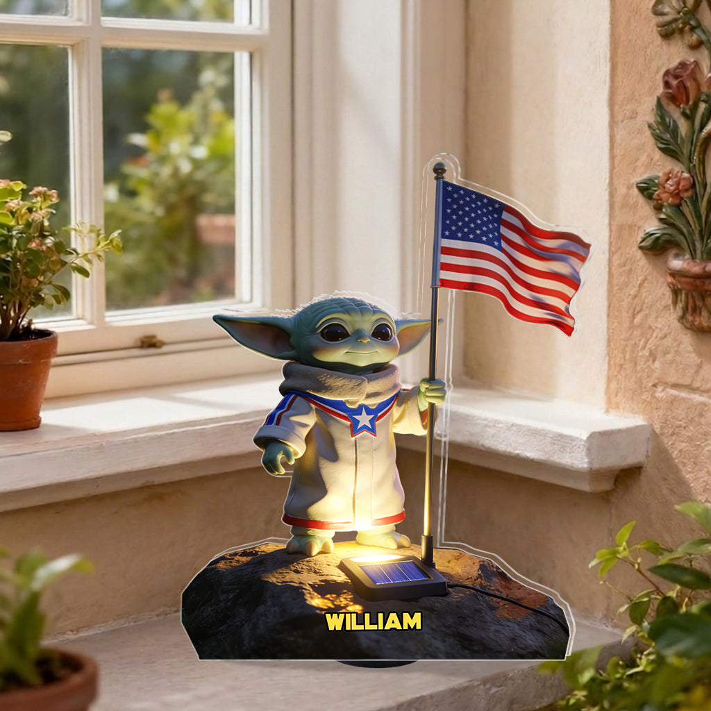 Personalized Solar Acrylic Light Custom Shape for Garden Decor Solar Acrylic Light GradoCreations