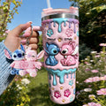 Personalized Ohana Tumbler with Plush Charm Gift for Couples Tumbler With Plush Charm GradoCreations
