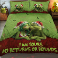 Personalized Quilted Bedding Set Custom Names Gift for Couples Quilted Bedding Set GradoCreations