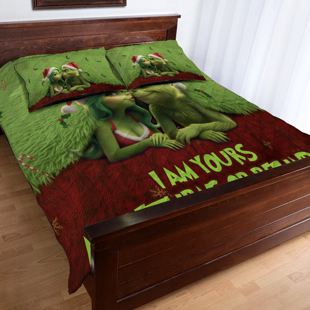 Personalized Quilted Bedding Set Custom Names Gift for Couples Quilted Bedding Set GradoCreations