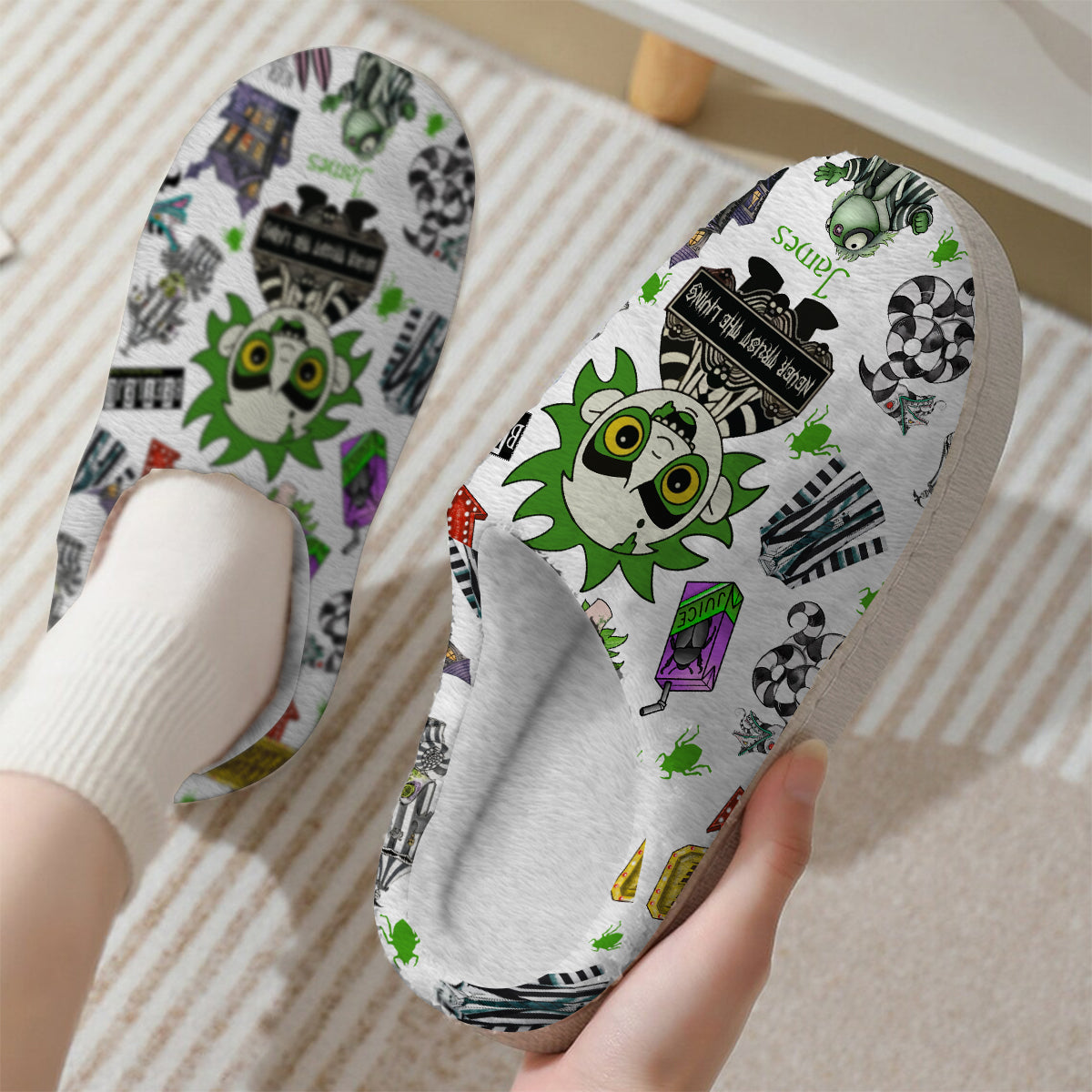 Personalized Slippers with Custom Design for Unique Gifts Slippers GradoCreations