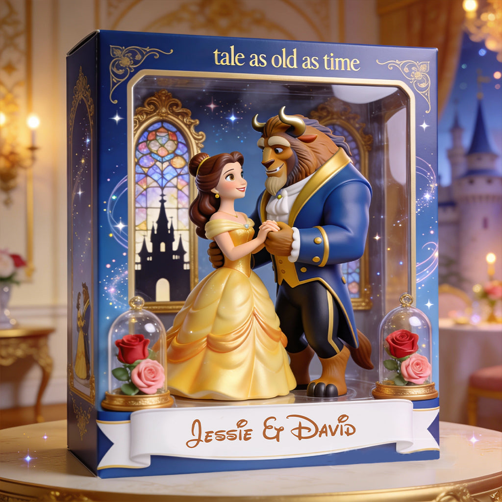 Personalized Beauty and the Beast Acrylic Plaque Custom Gift Custom Shaped Acrylic Plaque GradoCreations