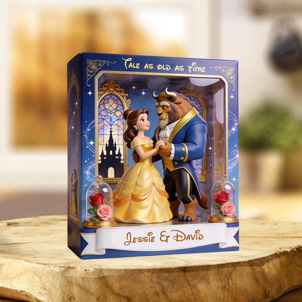 Personalized Beauty and the Beast Acrylic Plaque Custom Gift Custom Shaped Acrylic Plaque GradoCreations