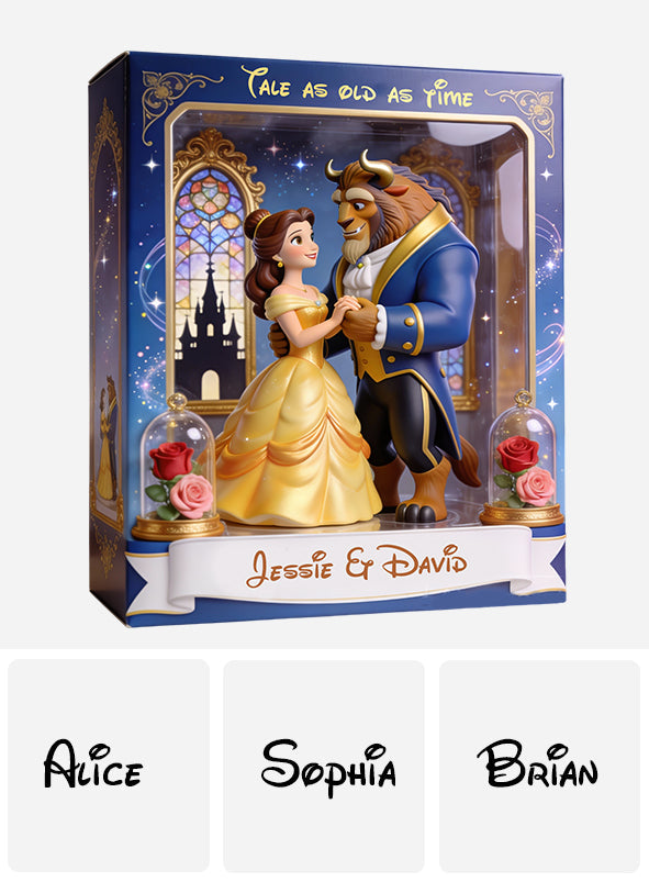Personalized Beauty and the Beast Acrylic Plaque Custom Gift Custom Shaped Acrylic Plaque GradoCreations