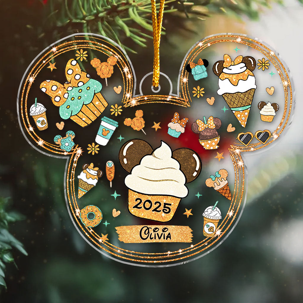 Personalized Disney-Inspired Mouse Ornament Custom Name Gift Ornament GradoCreations