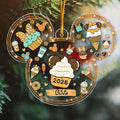 Personalized Disney-Inspired Mouse Ornament Custom Name Gift Ornament GradoCreations