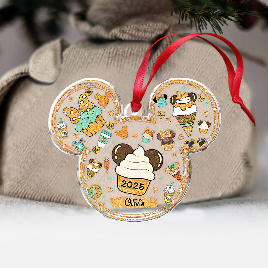 Personalized Disney-Inspired Mouse Ornament Custom Name Gift Ornament GradoCreations