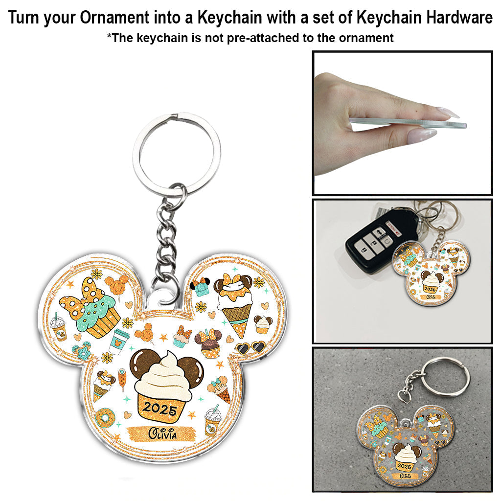 Personalized Disney-Inspired Mouse Ornament Custom Name Gift Ornament GradoCreations
