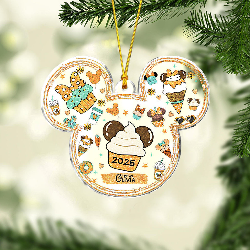 Personalized Disney-Inspired Mouse Ornament Custom Name Gift Ornament GradoCreations