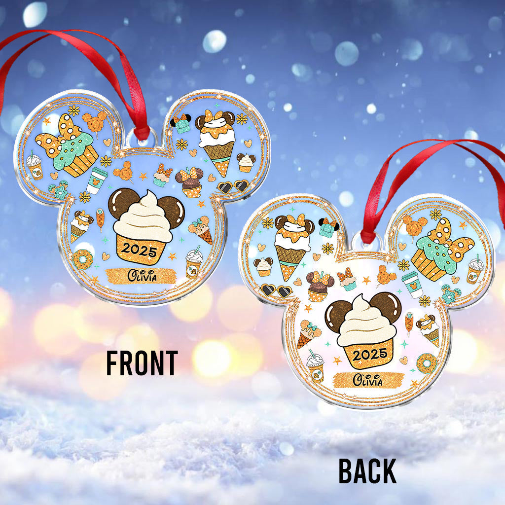 Personalized Disney-Inspired Mouse Ornament Custom Name Gift Ornament GradoCreations