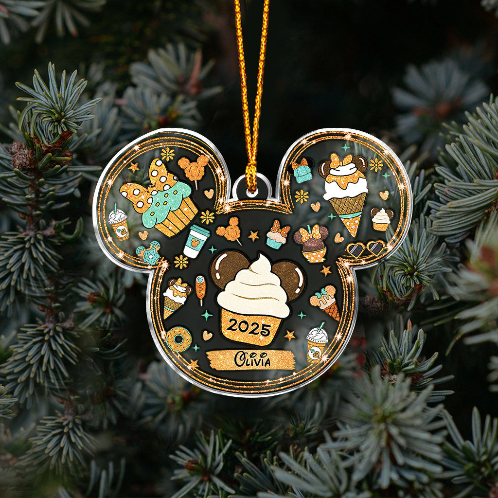Personalized Disney-Inspired Mouse Ornament Custom Name Gift Ornament GradoCreations
